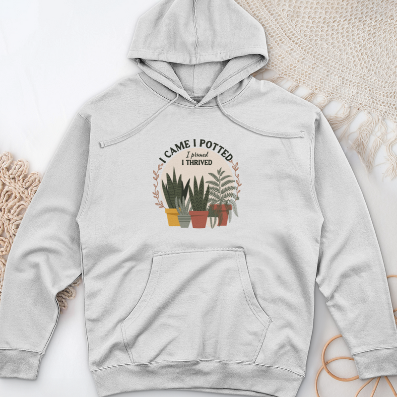 I Came I Potted Midweight Hooded Sweatshirt