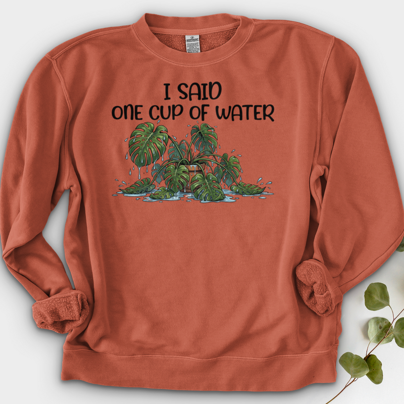 I Said One Cup of Water Crewneck