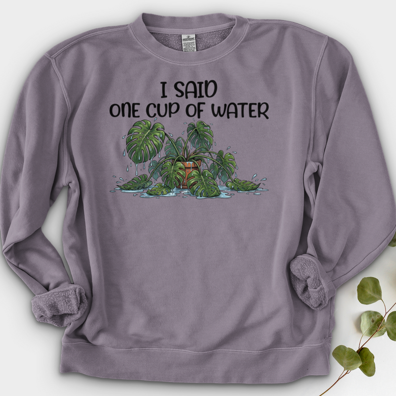 I Said One Cup of Water Crewneck
