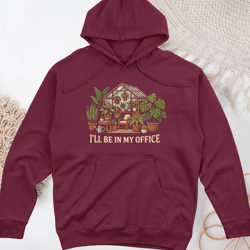I Will Be In My House Midweight Hooded Sweatshirt