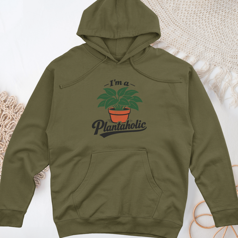 I’m a Plantaholic Midweight Hooded Sweatshirt