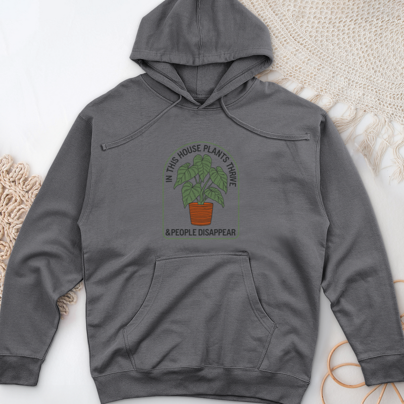 In This House Plants Thrive Midweight Hooded Sweatshirt