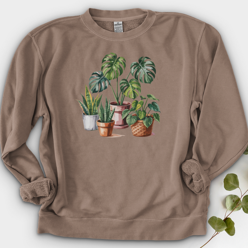 Indoor Potted Houseplants Crewneck