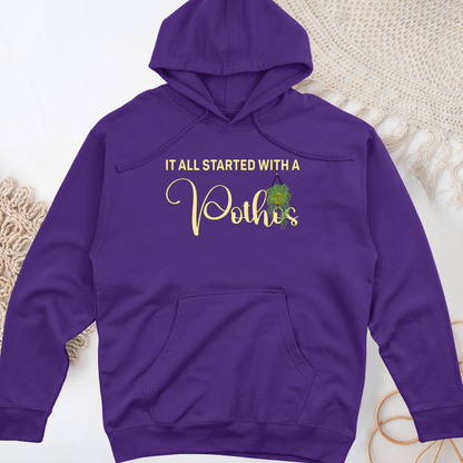 It all Started with Midweight Hooded Sweatshirt