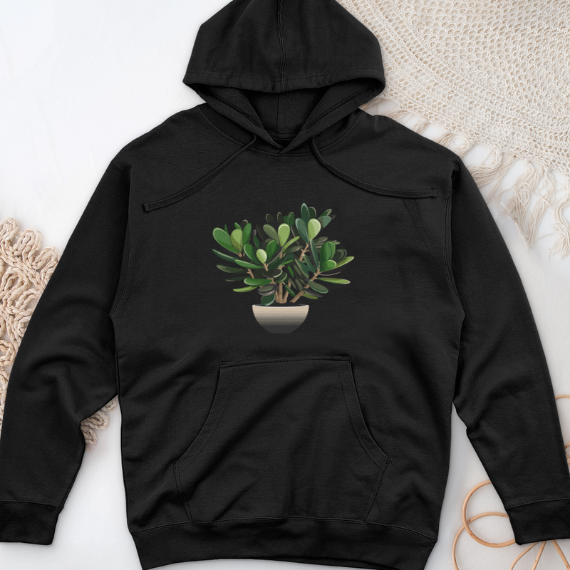 Jade Plant Midweight Hooded Sweatshirt