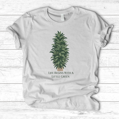 Life Begins With a Little Green T-Shirt
