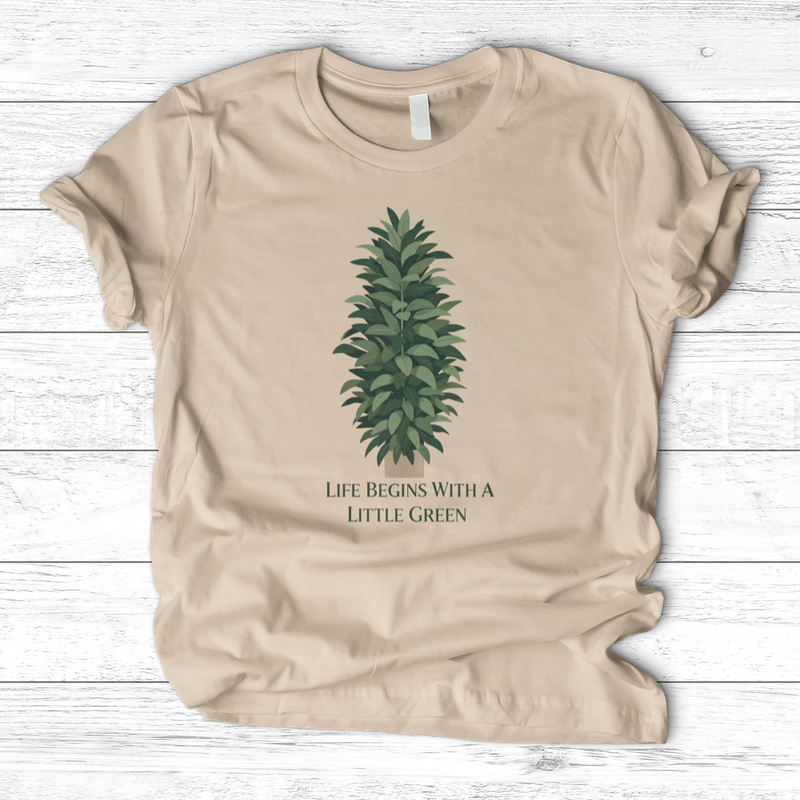 Life Begins With a Little Green T-Shirt