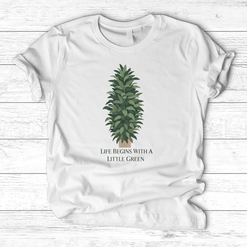 Life Begins With a Little Green T-Shirt