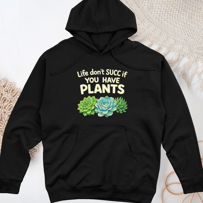Life Don't Scc If You Have Plants Midweight Hooded Sweatshirt