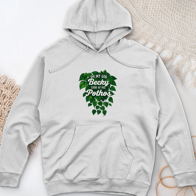 Look at His Pothos Midweight Hooded Sweatshirt