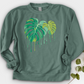 Monstera Dripping Crewneck