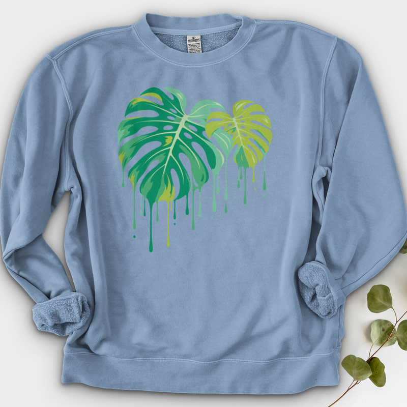 Monstera Dripping Crewneck