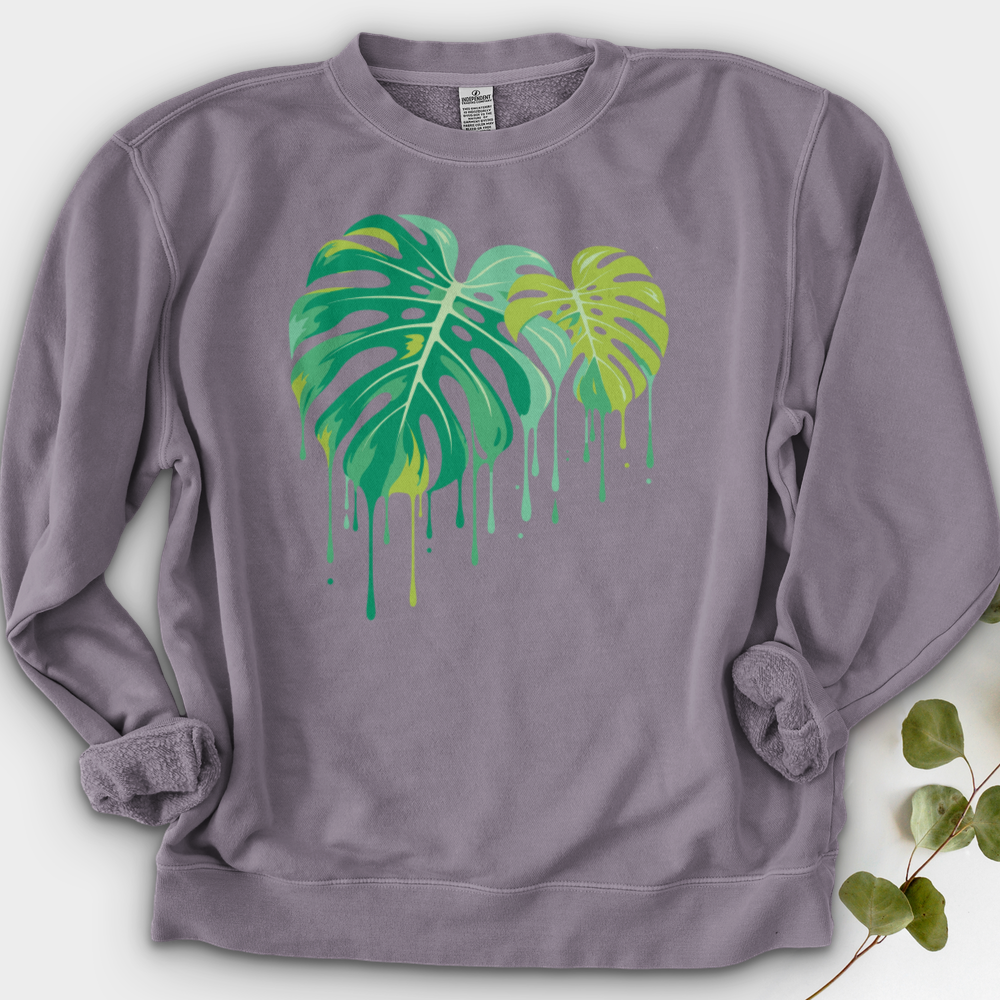 Monstera Dripping Crewneck