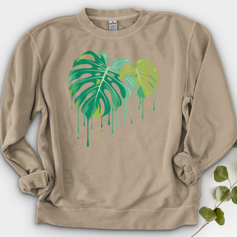 Monstera Dripping Crewneck