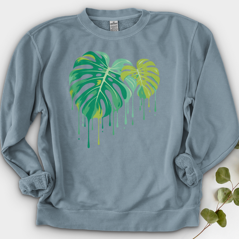 Monstera Dripping Crewneck