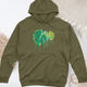 Monstera Dripping Midweight Hooded Sweatshirt