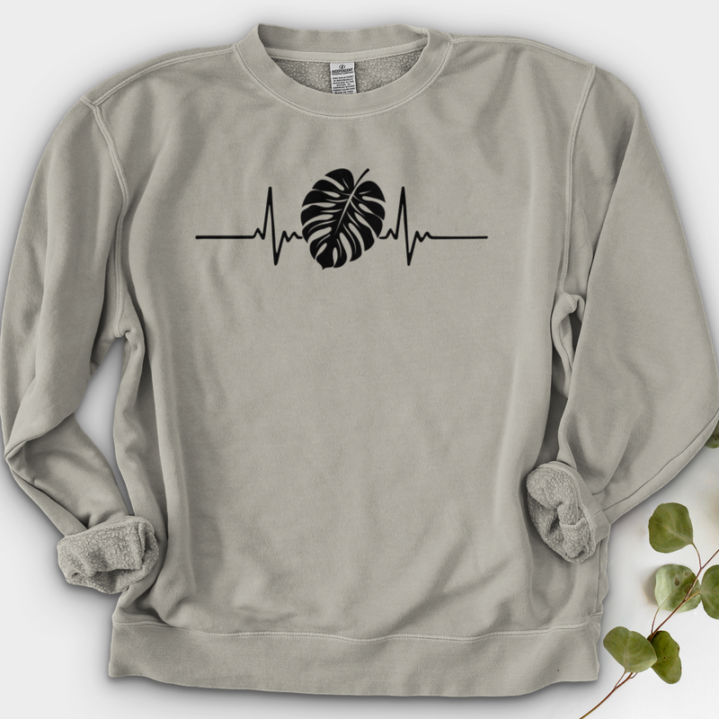 Monstera Heartbeat Crewneck