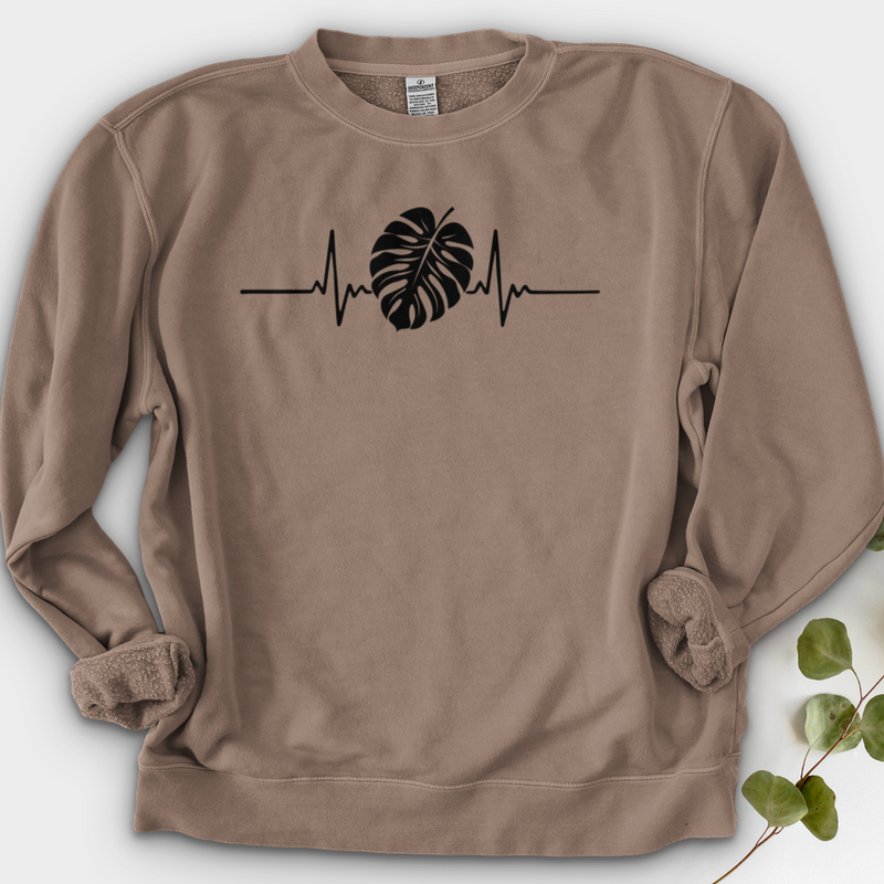 Monstera Heartbeat Crewneck