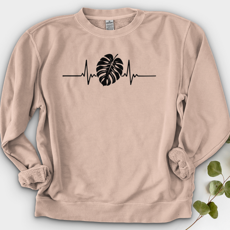 Monstera Heartbeat Crewneck