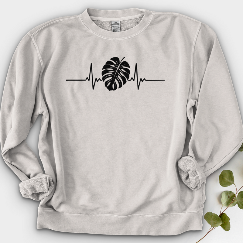 Monstera Heartbeat Crewneck