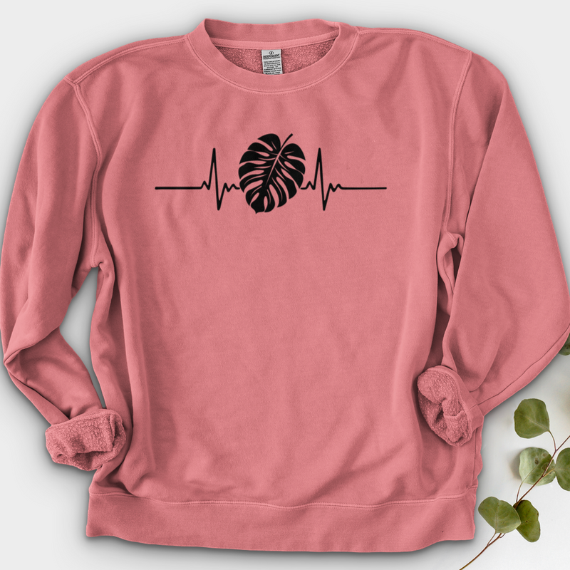 Monstera Heartbeat Crewneck