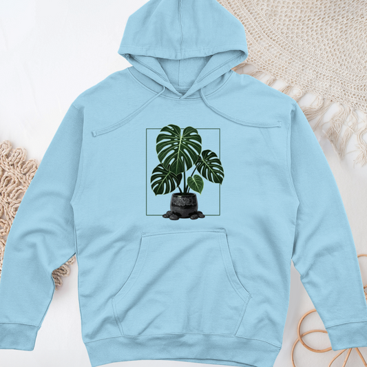 Monstera Majesty Midweight Hooded Sweatshirt