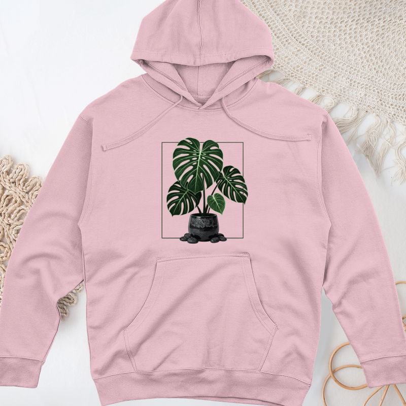 Monstera Majesty Midweight Hooded Sweatshirt