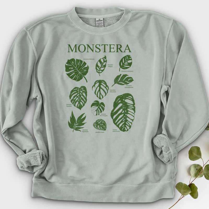 Monstera Varieties Crewneck