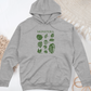 Monstera Varieties Midweight Hooded Sweatshirt