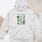 Monstera Varieties Midweight Hooded Sweatshirt