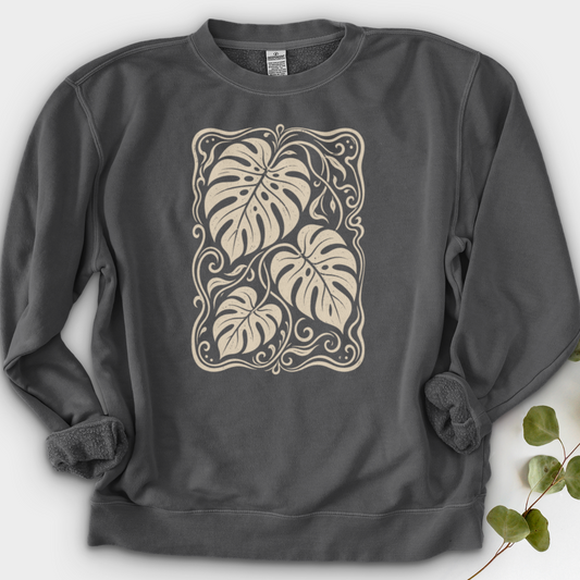 Monstera Whimsy Crewneck