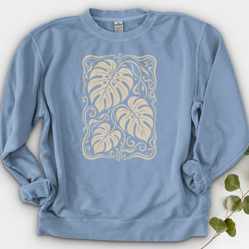 Monstera Whimsy Crewneck
