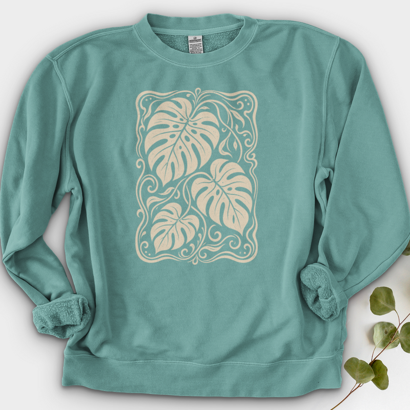 Monstera Whimsy Crewneck