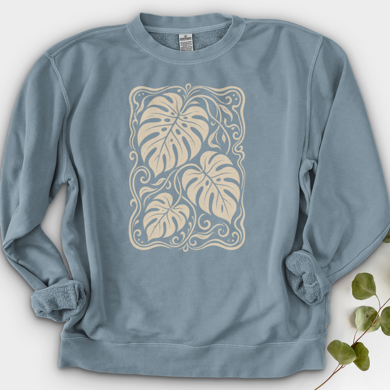 Monstera Whimsy Crewneck