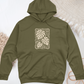 Monstera Whimsy Midweight Hooded Sweatshirt