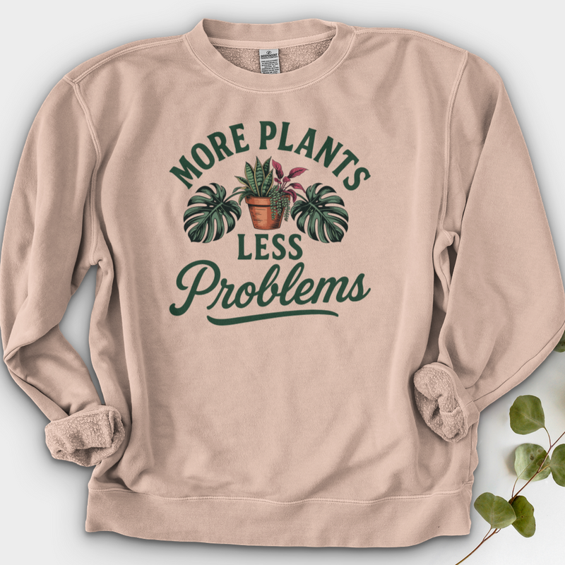 More Plants Less Problems Crewneck
