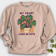My Heart Lives in Pots Crewneck