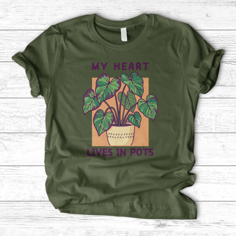 My Heart Lives in Pots T-Shirt
