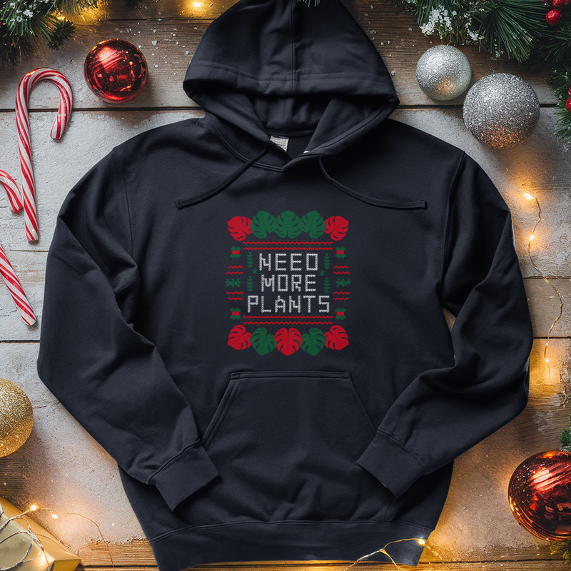 Need More Plants Midweight Hooded Sweatshirt