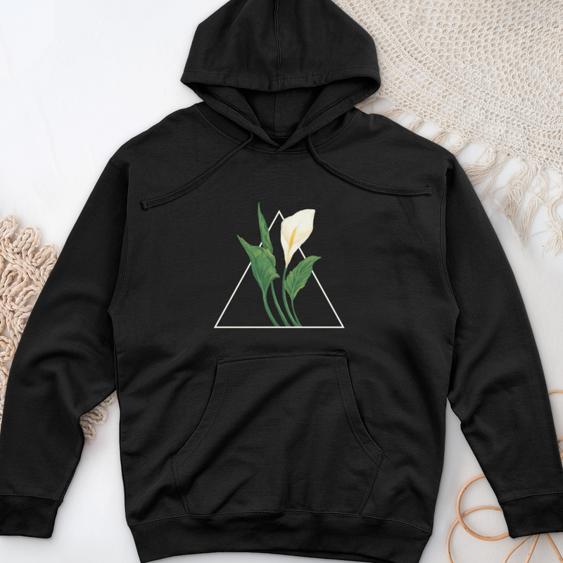 Peace Lily 2 Midweight Hooded Sweatshirt