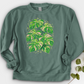 Pink Monstera Crewneck