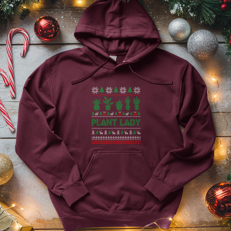 Plant Lady Midweight Hooded Sweatshirt