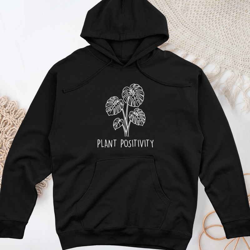 Plant Positivity Midweight Hooded Sweatshirt