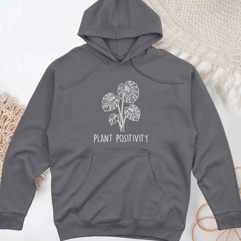 Plant Positivity Midweight Hooded Sweatshirt