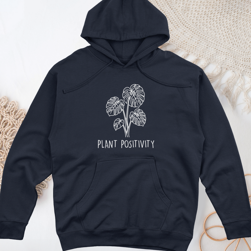 Plant Positivity Midweight Hooded Sweatshirt