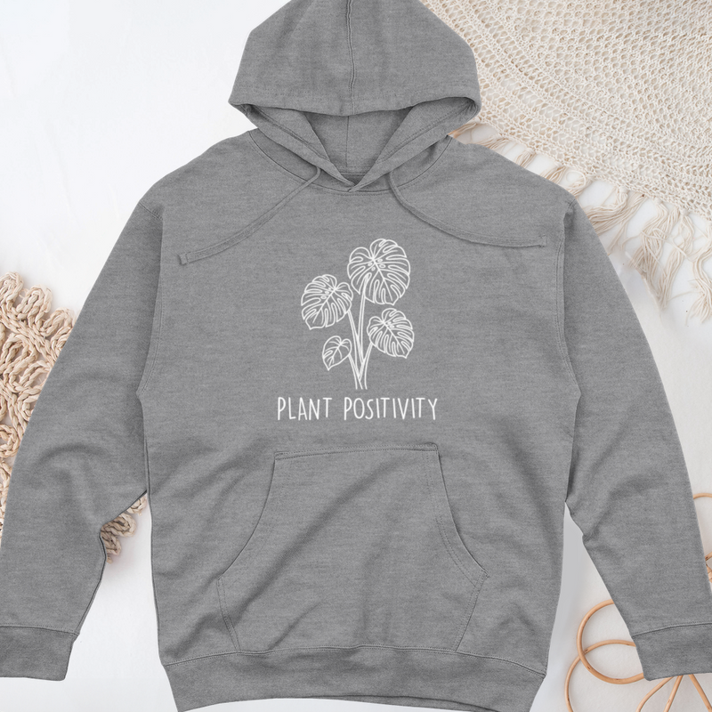 Plant Positivity Midweight Hooded Sweatshirt