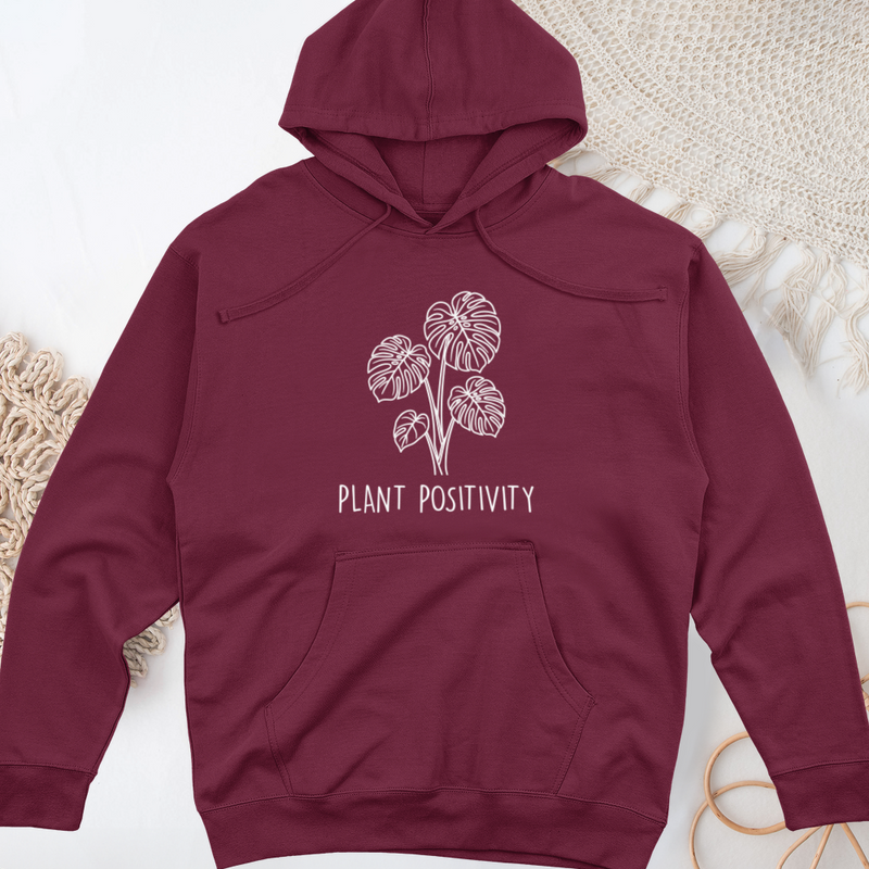 Plant Positivity Midweight Hooded Sweatshirt