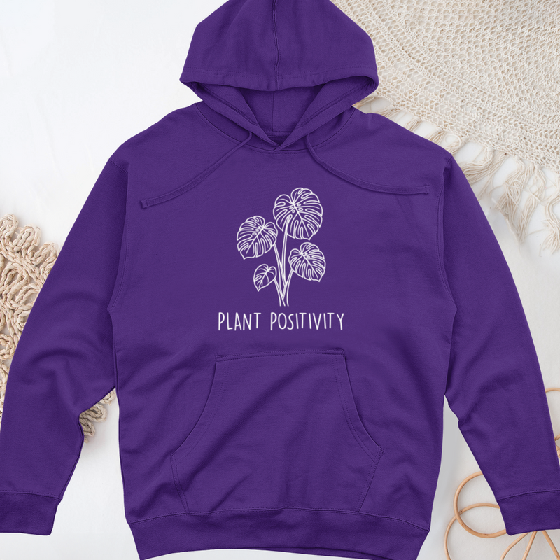 Plant Positivity Midweight Hooded Sweatshirt