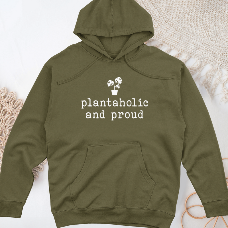 Plantaholic and Proud Midweight Hooded Sweatshirt