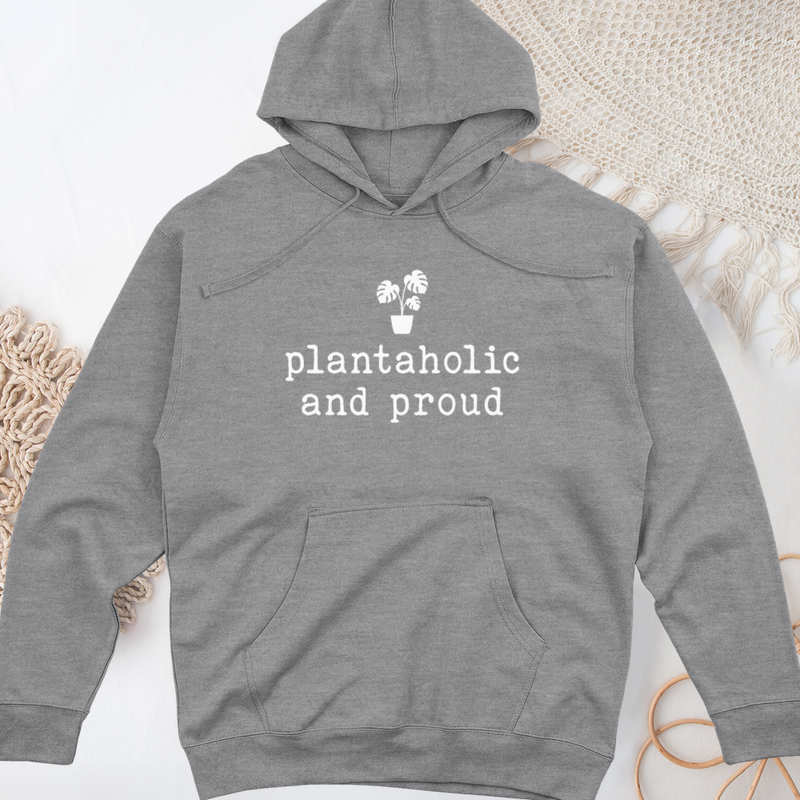 Plantaholic and Proud Midweight Hooded Sweatshirt